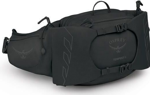 Osprey Tempest 6 Heuptas Black/Coal Grey 6L