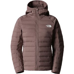 The North Face Belleview Stretch Down Hoodie Dames Isolatiejas Deep Taupe M