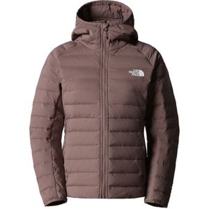 The North Face Belleview Stretch Down Hoodie Dames Isolatiejas Deep Taupe M