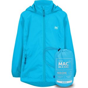 Mac in a sac Origin Regenjas Neon Blue XXL