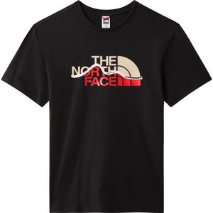The North Face S/S Mountain Line Heren T-shirt Tnf Black XS