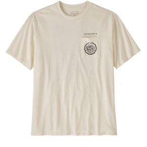 Patagonia M's Commontrail Pocket Responsibili T-Shirt Heren Birch White M
