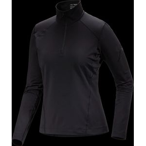 Arcteryx Rho Zip Neck Pully Dames Black S
