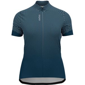 Odlo - The Essential Jersey - T-shirt - Blue Wing Teal - White