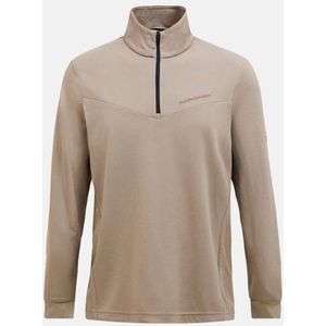 Peak Performance Chase Half Zip Trui Heren Avid Beige L