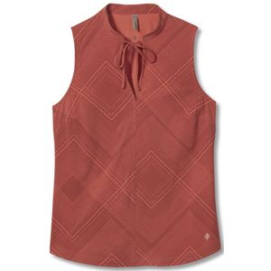 Royal Robbins Spotless Traveler Dames Hemd Terracotta Geo Dot Pt M