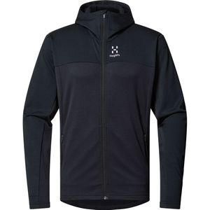 Haglofs Lark Mid Hood Fleece Heren True Black M