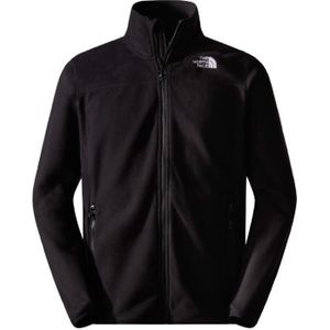 The North Face 100 Glacier Full Zip Heren Fleece TNF Black - NPF L