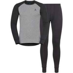 Odlo Active Warm Eco Special Set Heren Thermoset Dark Grey Melange - Grey Melange L