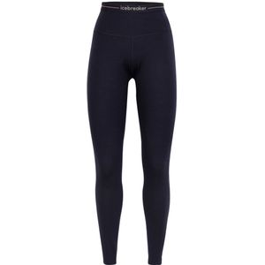 Icebreaker 260 Tech High Rise Leggings Dames Thermobroek Midnight Navy XS
