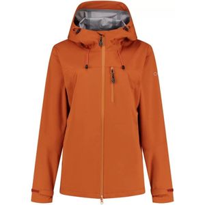 Jas Blue Loop Women Virga Shell Rainjacket Rust