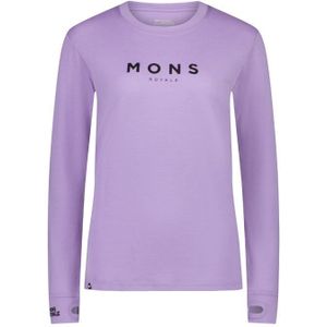 Mons Royale Yotei Merino Classic Long Sleeve Longsleeve T-Shirt Dames Lupin L