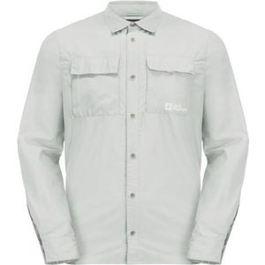 Jack wolfskin Barrier L/S Shirt Heren Cool Grey XL
