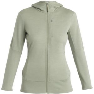 Icebreaker 260 Quantum IV LS Zip Hoody Vest Dames Lichen L