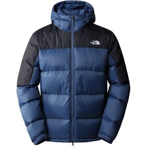 The North Face Diablo Hooded Down Softshell Heren Isolatiejas Shady Blue-Tnf Black M