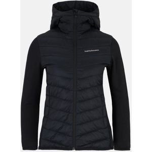 Peak Performance Frost Down Hybrid Hood Isolatiejas Dames Black XL