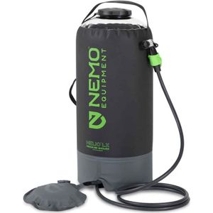 Nemo Helio Lx Pressure Shower (Black/Apple Green) Campingdouche