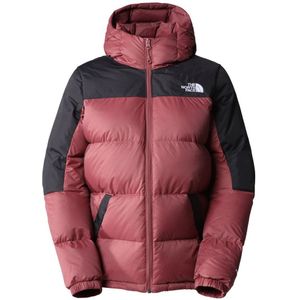 The North Face Diablo Down Hoodie Dames Isolatiejas Wild Ginger-Tnf Black S