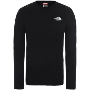 The North Face L S Redbox Heren T-shirt Tnf Black