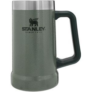 Stanley The Big Grip Beer Stein .70L / 24Oz Isolatiefles Hammertone Green 700ML