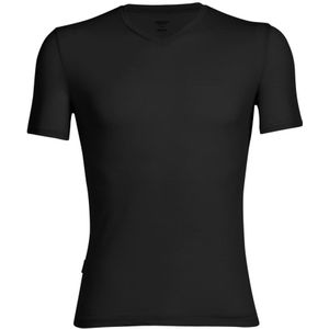 Icebreaker Anatomica V-hals T-shirt Heren zwart