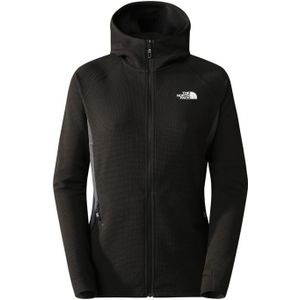 The North Face Athletic Outdoor Full Zip Hoodie Dames Fleece Tnf Black-Asphalt Grey M