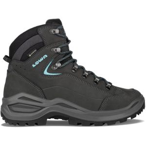 Lowa Renegade Evo GTX Mid S Hoge Wandelschoen Dames Asphalt/Turqoise 6