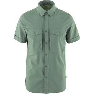 Fjallraven Abisko Trekking SS Heren Overhemd Patina Green S
