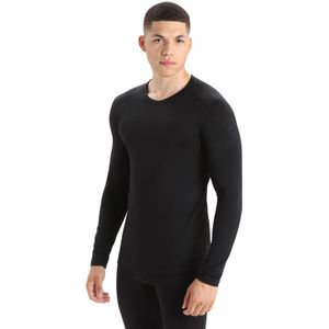 Ondershirt Icebreaker Mens 200 Oasis LS Crewe Black