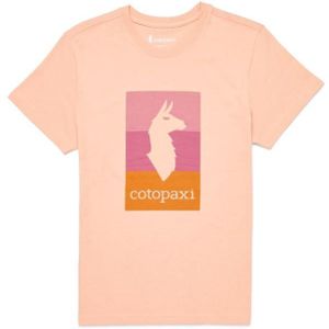 Cotopaxi Llama Block T-shirt Dames Apricot L