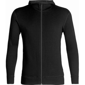 Icebreaker Elemtal LS Zip Heren Trui Black S