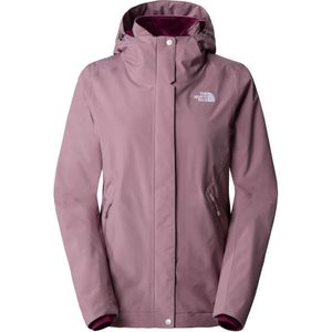The North Face Inlux Insulated Jas Dames Hardshell Jas Fawn Grey/Boysenberry L