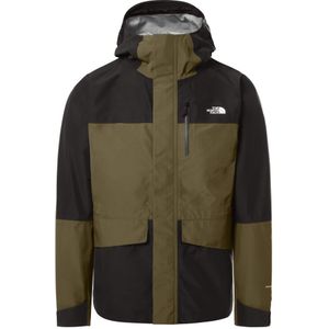 The North Face Dryzzle All Weather Futurelight Heren Hardshell Jas Military Olive - TNF Black L