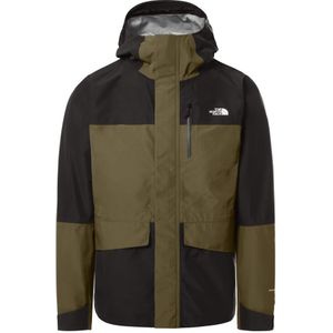 The North Face Dryzzle All Weather Futurelight Heren Hardshell Jas Military Olive-Tnf Black L