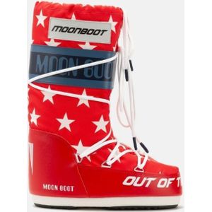 Moonboot Icon Retrobiker Sneeuwschoen Dames White Stars 35-38