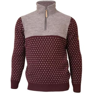 Ivanhoe Sverre Half Zip Trui Heren Ruby Wine M