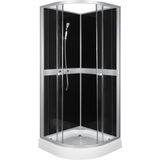 Sanifun complete douchecabine Nolan 900 x 900 zwart