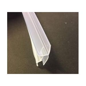 Magneetafdichting UM04 – 2 x 2 m – afdichting voor 6 mm 7 mm 8 mm glazen deur – transparant – waterafstotend profiel – doucheafdichting – douchewand – met rubberen lip – bescherming tegen