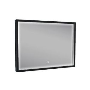 Sanifun Rechthoekige condensvrije LED-spiegel 700x500 matzwart