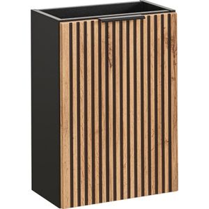 Sanifun - Wotan Toiletmeubel - Zwart - MDF - Soft-Close Systeem