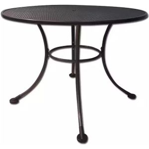 Caredo - Ronde Tuintafel - Ø90 cm - Metaal - Modern