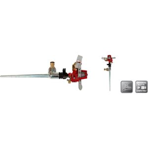 Polet sproeier roterend + statisch met metalen pin