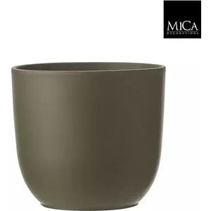 Mica Decorations tusca pot groen 25x23cm