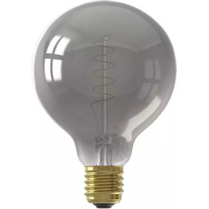 Calex Globe Led Lamp Glassfiber 4W dimbaar Ø95 mm - Grijs