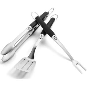 Weber Premium Tool set driedelig - Roestvrij staal - Zwart