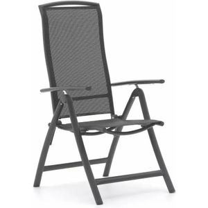 Vita Vera - Verstelbare Tuinstoel - Grijs - Aluminium/Textileen