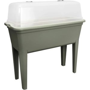 Easyday Kweektafel Set - Kweekbenodigdheden - 36x76x79 cm 50 l Groen Transparant