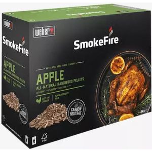 Weber Natuurlijke hardhout pellets - Apple