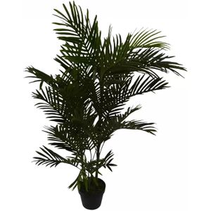 Kunstplant Areca palm in pot h120cm