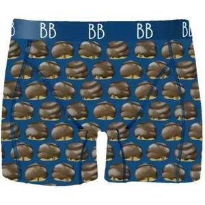 Bossche bollen boxershort mt XL - Donker blauw